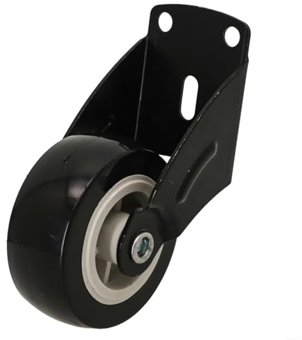 Heavy Duty Door Support Wheel, Adjustable Gate Load Bearing Pulley For Anti Sagging Doors Height Adjustable Bottom Support Hardware For Cabinets(Black)