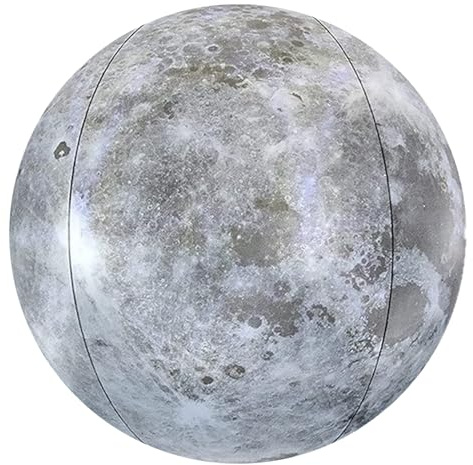 Luces flotantes para piscina, bola lunar de 16 pulgadas, control remoto, luces flotantes para piscina para decoración al aire libre, luz de brillante inflable para patio, jardín, fiesta (gris)