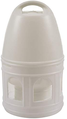Eduuyvee Abnehmbarer WeißEr Plastiktrinker mit für Tauben Vogelbedarf 29 X 17 cm