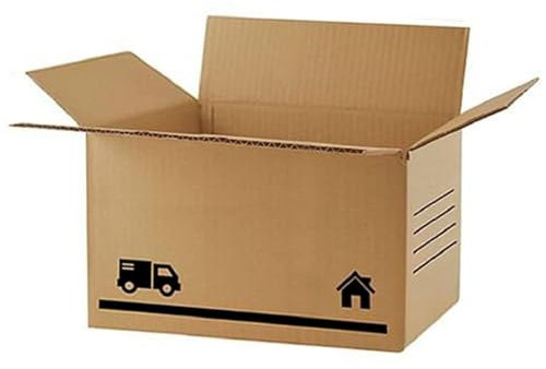 Tradineur - Pack de 6 Cajas de cartón para Embalaje, mudanzas, cartón Reforzado y Resistente, Plegables y Reutilizables, envío Paquetes, almacenaje, 60 x 40 x 40 cm