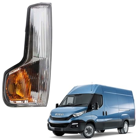 Convitex Spiegelblinker Links passend für Daily 6 Baujahr 2014 2015 2016 2017 2018 2019 2020 2021 2022 2023 2024 2025 Spiegel blinker Außenspiegel Blinkerkappe Blinkleuchte Fahrerseite Orange