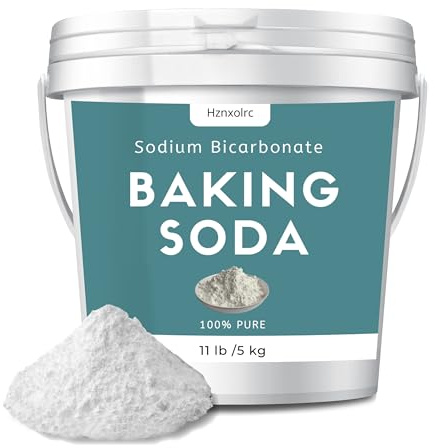 1.1Gallon (11lb) Baking Soda Powder Bulk, Premium Sodium Bicarbonate Powder, 100% Pure, Used for Bread, Cookies and Other Baked Goods, Also Can Clean and Deodorize