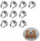 10 Pcs Nut Caps M10 Dome Cap Nuts A2 V2A Metric 304 Stainless Steel Acorn Dome Cap Nuts DIN 1587 Thread Hex Cap Nuts Domed Screws Caps for Motorcycle Bicycles Furniture Lighting Saddle