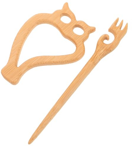 AKOOSY Broche en Bois de Hibou pour Pull – Épingle Décorative en Bois Massif pour Cardigan – Accessoire Animal Mignon pour Vêtements – Broche Animale pour Femmes – Bijou Polyvalent