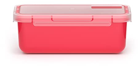 Valira Porta alimentos - Contenedor hermético de 0,75 L hecho en España, color frambuesa
