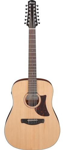 Ibanez AAD1012E-OPN Advanced Acoustic Open Pore Natural - Guitarra Western de 12 cuerdas