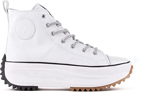 Yumas Zapatilla Sneaker MIA Blanco para Mujer con Cierre de Cordoneras. Talla 40