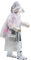 Kinder Regenponcho, Regenmäntel mit Kapuze für Mädchen Jungen, Kleinkind Regenjacke Regenanzug, Kids Regencape Regenschutz für Fahrrad Wandern Camping Reisen (Ethylen-Vinylacetat (EVA), Weiß)