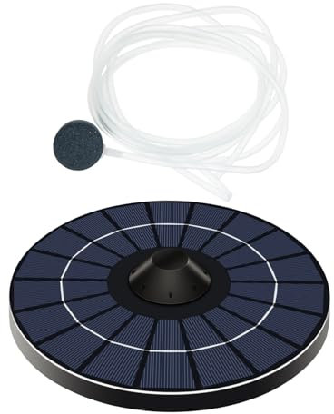 FONDOTIN 1 Set Solar Sauerstoffpumpe Wasserspielpumpe Tauchpumpe Für Teiche Filterpumpe Für Pools Entleerungspumpe Teichpumpen Für Fischteiche Poolteich Tauchwasserpumpe Pumpen Für