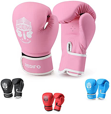 Kids Boxing Gloves, Sponge Foam Training Sparring Gloves Thai Kick Boxing for Kid and Youth, Suitable for Boys and Girls Age 3 to 9 Years