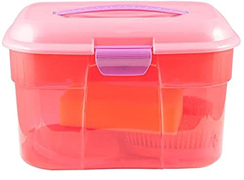 PFIFF 102272-82 putsbox med innehåll, rosa