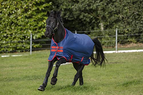 Horseware Amigo Mio Turnout medium Dark Blue red Weidedecke Regendecke (145)