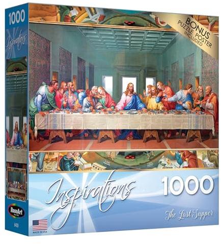 RoseArt - Inspirations - Last Supper - 1000 Piece Jigsaw Puzzle for Adults