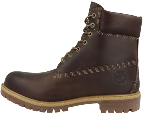 Timberland Herren Schnürboots Premium 6-Inch Dunkelbraun 46