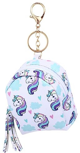 VALICLUD Mini À Main De Dessin Animé Porte-clés Adorable Pochette De Rangement pour Garçons Et Filles