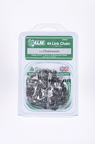 Chainsaw Chain: 30cm 44 Links Chainsaw chain for 12 / 30cm electric or petrol chain saws Alpina, Black & Decker, Castor, Dynamac, Efco, McCulloch, Oleo-Mac, Ryobi, Stihl Bar Length 30cm 12 3/8 Pitch Guage 1.3mm 44 Drive Links