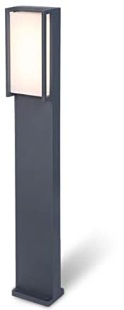 Eco Light Wegeleuchte Qubo, anthrazit, 15 W, 800 Lumen, IP54, 3000 K 7193001118