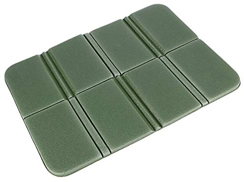 VICASKY Outdoor Iso Sitzkissen Faltbar Waschbar Thermokissen XPE Sitzmatte Sitzunterlage für Kinder Erwachsene Outdoor Garten Sport Camping Picknick Angeln Wandern Grün