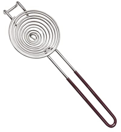 1 Pack Stainless Steel Yolk White Separator Tool Long Handled Egg White Separator, Egg Separator for Baking Cake, Kitchen Gadget (Large)