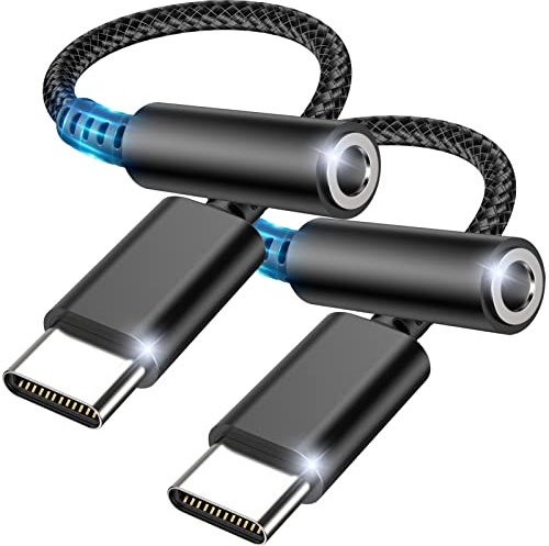 CKCN Adaptateur de Prise de Casque USB C à 3,5mm, Adaptateur Jack USB C