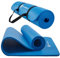 TASHIDROLMA Yoga Matte Dicker, NBR Yogamatte Rutschfest Mit Tragegurt, Für Gymnastikmatte, Fitnessmatte, Sportmatte, Trainingsmatte, Dicke 1cm (183x61cm)