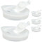 VINTORKY 5 Pezzi Accessori per coperchio con coperchio tazza coperchio per brocca filtro dell'acqua aria accessorio brocca coperchio della brocca domestica plastica bianca Riutilizzabile