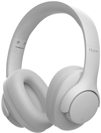 HUNE Flora Auriculares Inalámbricos On-Ear, Bluetooth V6.0, 70h Autonomía, IPX4, Asistente de Voz, Plástico Reciclado