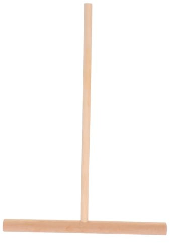 KOCKSHION Wooden Pancake Spreader and Dough Distributor Tool Kitchen Utensil for Crepes 12-inch Long for Cooking and Baking for Home Chefs and Restaurants