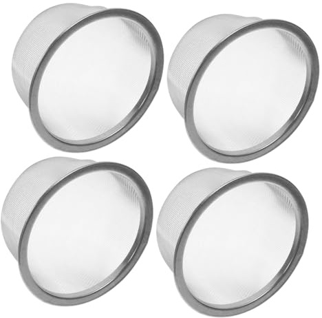 UKCOCO Coladores De Té De Acero Inoxidable 8 Cm De Diámetro Filtro De Malla Resistente y Duradero Infusores De Té Chinos Para Teteras Pack De 4 Unidades