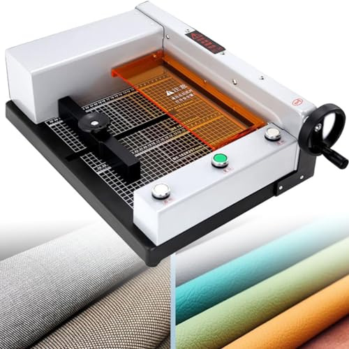 Cortador de papel eléctrico, cortadora de guillotina para escritorio e industrial, ancho de corte 0-300 mm, grosor de 40 mm