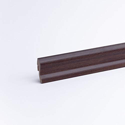 Sockelleiste - Fußleiste 40 x 22 x 2.600mm Dekor Nussbaum