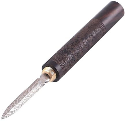 haowei 1Pcs Stainless Steel with Wooden Handle Puer Puerh Tea Knife Needle Ice Pick Tea Cake Pick Tool for Breaking Prying Brick for Kitchen Bars Bartender