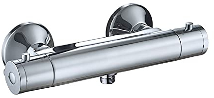 ATNKYOU Bathtub Faucet Intelligent Constant Thermostat Bath Tap Brass Chrome Tub Mixer Tap Hot and Cold Water Tub Filler Mixing Valve Temperature Control Tub Tap,Chrome a