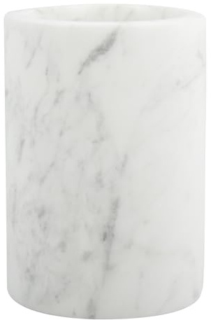 Spirella Bicchiere in Marmo Bianco Sana