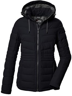 Killtec Kow 10 Wmn Qltd Jckt Chaqueta acolchada con capucha con cremallera/chaqueta funcional repelente al agua Mujer (Pack de 1)