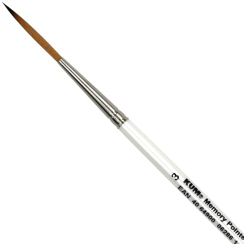 KUM 5145211 - Aquarellpinsel Memory Point Schlepper Größe 3, 1 Künstlerpinsel