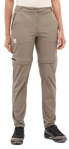 MILLET Pantalon De Randonnée et Trekking 2 en 1 Strech et Convertible, Femme, UBIC Zipp Off, Beige, 34