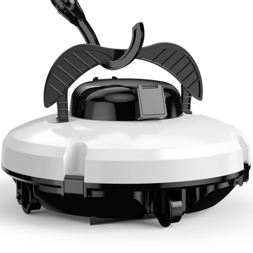 2026 Cordless Robotic Pool Cleaner - 120 Mins Automatic Pool Vacuum for Above Ground Pool & In - Ground Flat Pools up to 1000 Sq.Ft, Robot Pool Cleaner with Self - Parking Tech