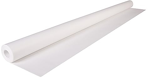 Clairefontaine 495701C Rolle Kraftpapier, 60g, 25 x 1m, 1 Stück, weiß