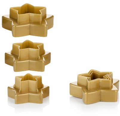 Tescoma 630864 Delicia Tagliabiscotti Doppio Taglio Stelle , 6 Misure