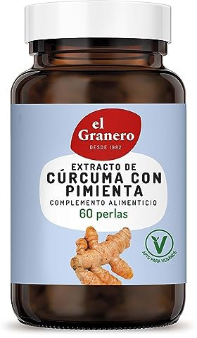 EXTRACTO DE CURCUMA + PIMIENTA, 60 CAP. 430 mg