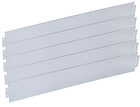 Set med 40 Böjbara Rabattkanter 100x14cm i Förzinkad Metall med Sticklås som Gräskant i Trädgården