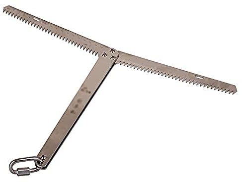 ELSHY Wassergras Entfernen Unkrautschneider Wasserpflanzen Schneider Edelstahl Faltbar Sichel Profi-Werkzeug Zum Entfernen Von Wasserpflanzen, Edelstahl, Unkraut-Grasschneider