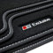tuning-art A61 Fußmatten Exclusive-Line passend für Audi Q7 2 4M 2015-, Naht:Silber
