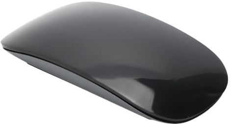 Trådlös Bluetooth-mus, Uppladdningsbar Silent Slim Laptop-mus, Bärbar Ergonomisk Optisk USB C Resedatormus för Laptop Desktop Chromebook (Svart)
