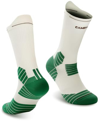Calcetines Compresión Running Hombre Mujer 2Pares, Medias de Compresion Antiampollas, Running Socks, Respirable y Acolchado, para Deporte, Trail, Ciclismo, Trabajo, Soporte del Arco, Fascitis Plantar