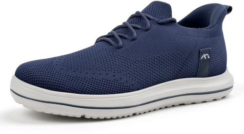 ODCKOI Sneaker herr sportskor lätta löparskor sneakers herr jogging gator löparskor andas fritid promenadskor, 1681 blå, 43 EU