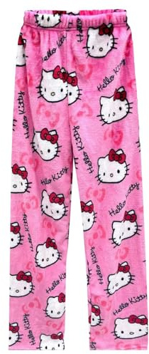DaengGeGe Pantaloni da Pigiama in Flanella Donna, Pigiama Morbido, Pantaloni da Pigiama Comodi Donna Anime Cartoon Casual Casa Autunno-Inverno
