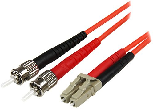 StarTech.com Multimode LC auf ST Glasfaserkabel 5m - LWL / Glasfaser 50/125µ Duplex Patchkabel - Netzwerkkabel LC - ST Orange