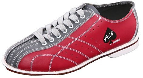Cobra Bowling Products Team Cobra, Zapatos de Bolos Hombre, Rojo Gris, 10,5 UK